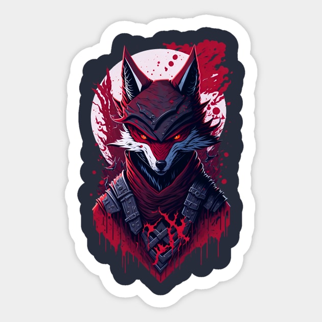 Shinobi Beast - Diseños de animales ninjas Sticker by Shinobi Beast